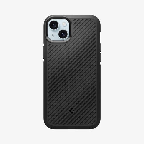 ACS06441 - iPhone 15 Pro Max Case Core Armor in matte black showing the back